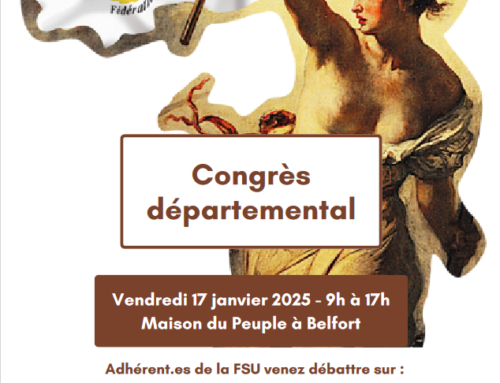 Congrès départemental 2025 de la FSU 90