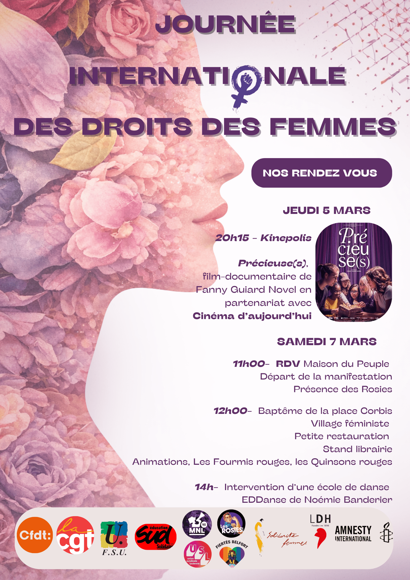 Affiche 8 mars 2026 Belfort